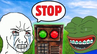 YouTube thumbnail for rackpog's video titled 'Code Raiding a Roleplay STREAMER In RUST'