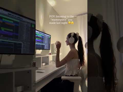 POV: listening to the "masterpiece" you made last night 🫠 #producer #musicproducer