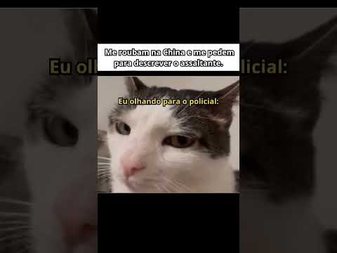 Ele foi pra china e acabou sendo assaltado,o policial resolveu ajudar mais ele não confiou
