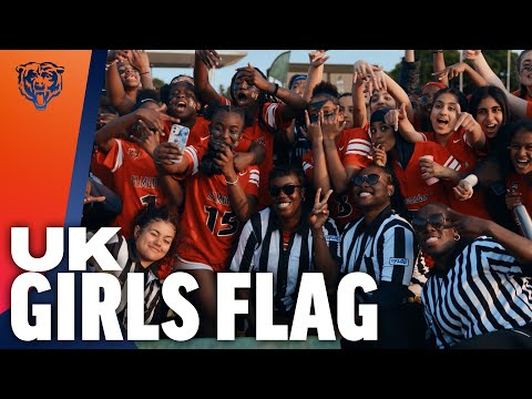 United Kingdom NFL Girls Football Flag League Championship | Chicago Bears video clip
