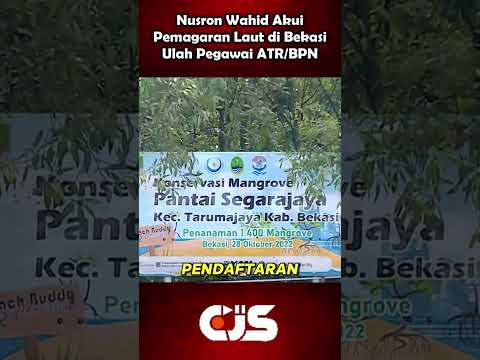 Nusron Wahid Akui Pemagaran Laut di Bekasi Ulah Pegawai ATR/BPN #pagarlaut #bekasi #menteriatrbpn