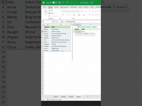 How to apply filter function in Ms Excel.#trending #excel #viral #exceltips #tips #shorts