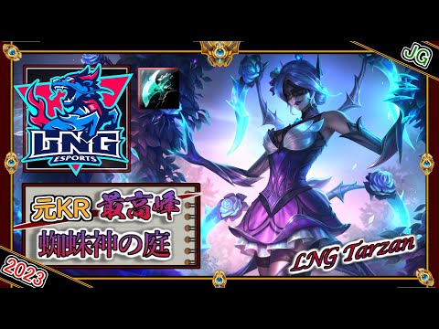 【特別編】蜘蛛神の庭！LNG Tarzanの「エリスJG」【チャレ上位帯のソロQ解説】LoL Elise