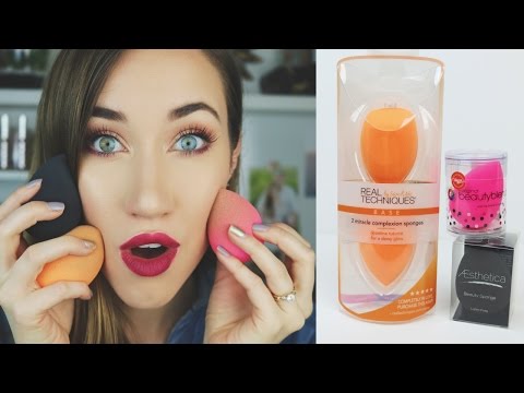 BEAUTY BLENDER VS REAL TECHNIQUES + BEAUTY BLENDER DUPE?! | ALLIE G BEAUTY - UCLF42C7y73FKA8ye_5Nn-Kw