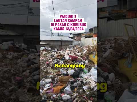 waduh!! Lautan Sampah di Pacar Cikurubuk Kota Tasikmalaya, Kamis 18/04/2024.#sampah #lautansampah