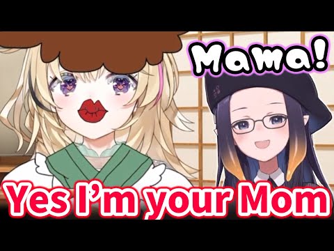 Ina being Loli and so cute in front of Polka Mama【Hololive/Eng sub】