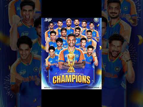 #congratulations team india 🇮🇳Checkmate, Pakistan! Asia Cup 2025 Belongs ToIndian #share #subscribe