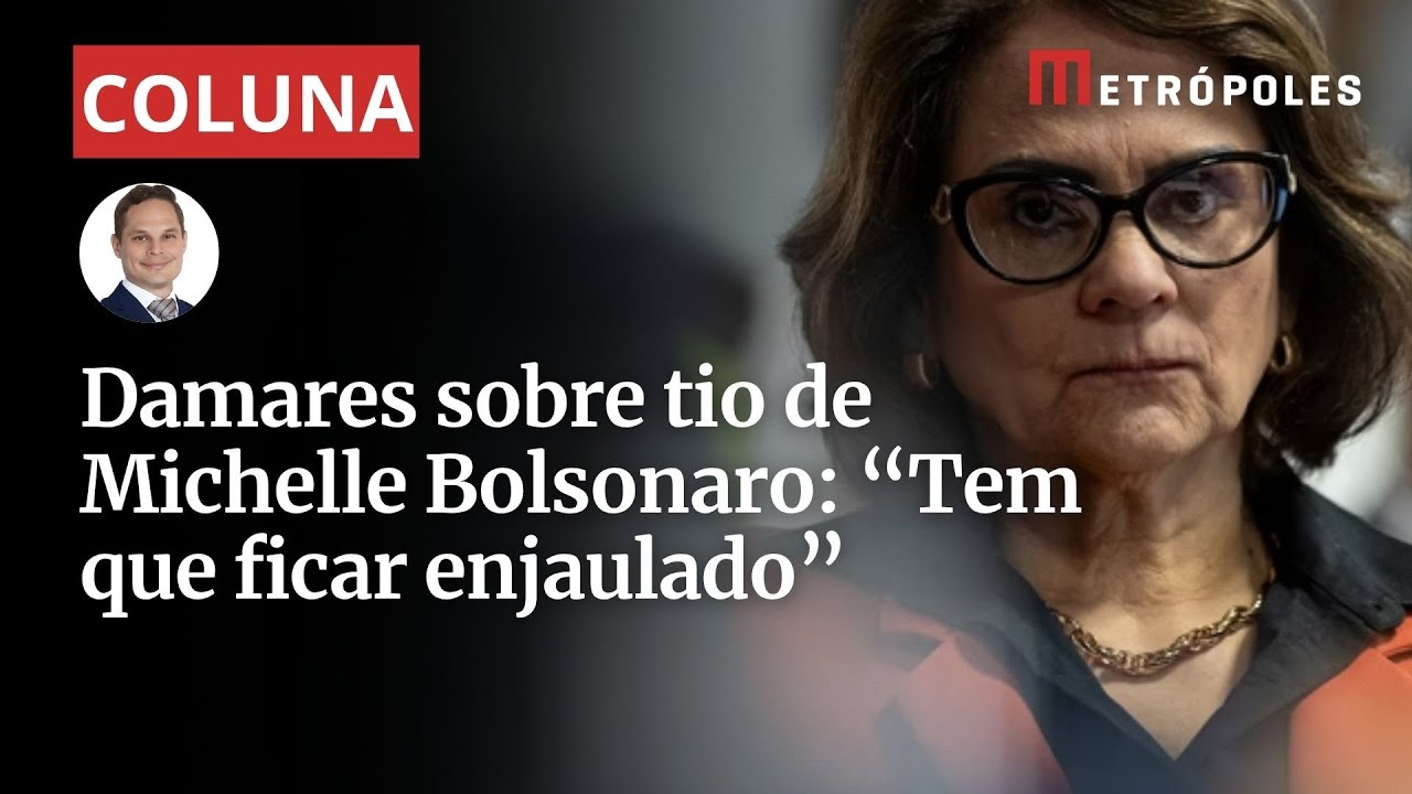 Damares sobre tio de Michelle Bolsonaro Tem que ficar enjaulado