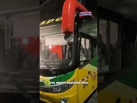 🔴🔵 Dos buses de la empresa de transporte interprovincial 'Dorado' fueron atacados la noche del lunes