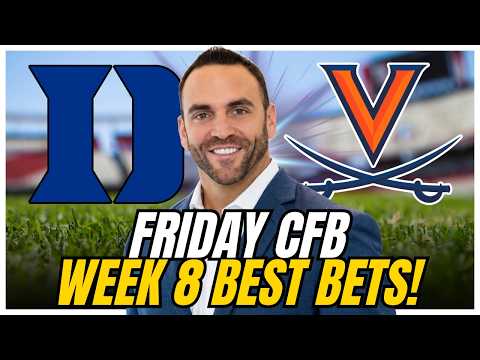Duke vs Virginia BEST Bets! FRIDAY CFB Week 8 Picks