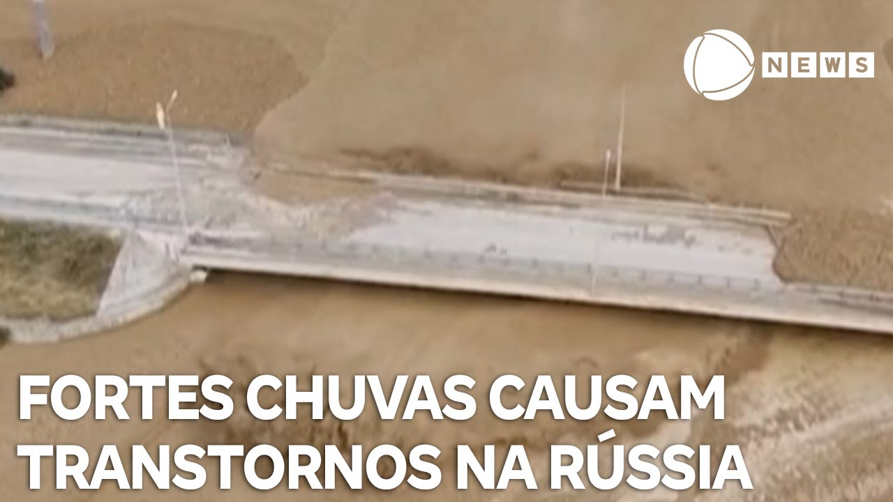 Deslizamento de terra obriga pessoas a deixarem moradias na Rússia