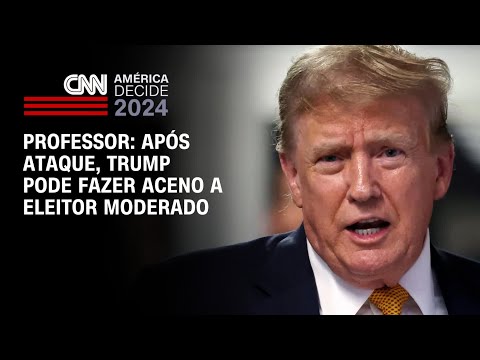 ​Professor: Após ataque, Trump pode fazer aceno a eleitor moderado | CNN NOVO DIA