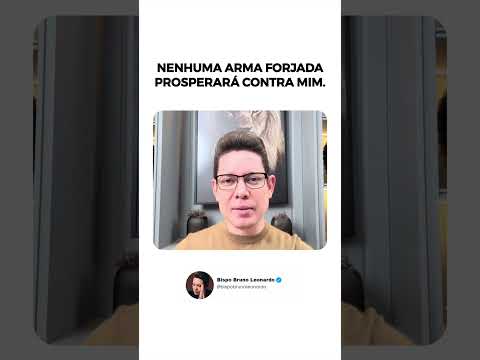 Nenhuma arma forjada prevalecerá. #bispobrunoleonardo