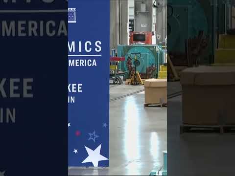 Joe Biden doesn't appear after introduction