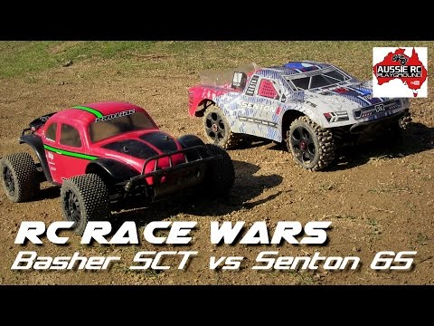 RC Race Wars: ARRMA Senton vs Nitro Circus Basher SCT - UCOfR0NE5V7IHhMABstt11kA