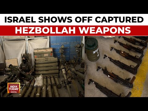 Israel Iran War LIVE: Israel Shows Off Captured Hezbollah Weapons| Israel Vs Hezbollah LIVE