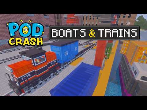 How to use BOATS Cranes with the TRAINS Add-on!