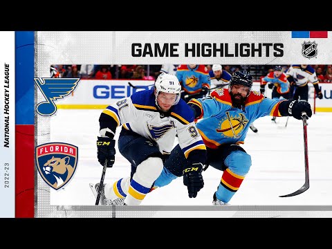 Blues @ Panthers 11/26 | NHL Highlights 2022
