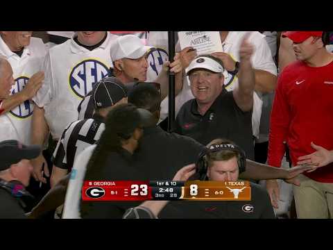 CONTROVERSY In Georgia Vs. Texas 😳 Refs Overturn Pass Interference Call ...