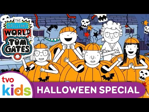 THE BRILLIANT WORLD OF TOM GATES 🎨🎃 Happy Halloween! Full Episode Movie SPECIAL | TVOkids