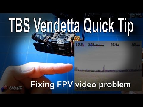 TBS Vendetta Quick Tip: Fixing FPV Video interference/distortion - UCp1vASX-fg959vRc1xowqpw