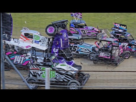 Meeanee Speedway - Girls Ministock Challenge - 16/11/24 - dirt track racing video image