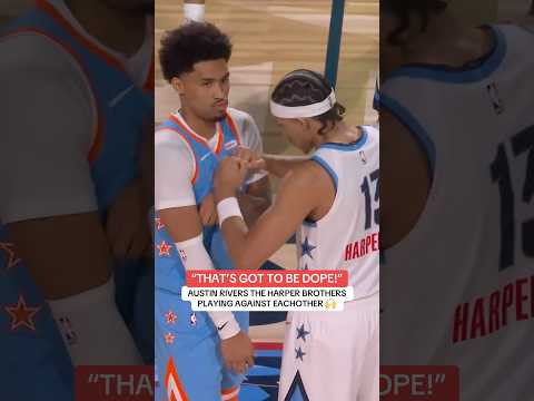 What a moment this was for the Harper bros 🙌