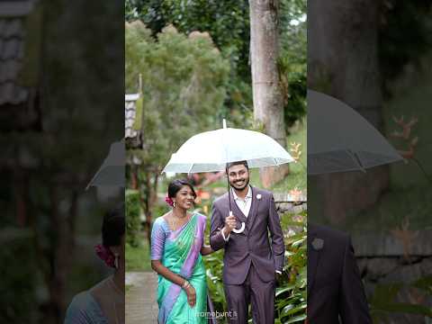 Raindrops and love drops fell from the sky on this special day! #EngagementBliss #rainyday