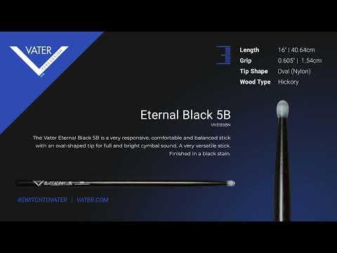 Vater Tip Sound - Eternal Black 5B (Nylon)