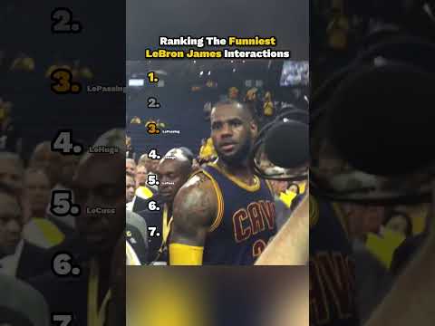 Ranking The Funniest LeBron James Interactions 😭💀