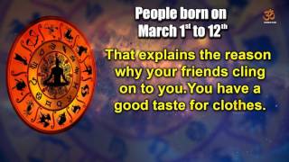 Basic Characteristics of people born between March 1st to March 12th