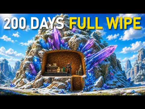 200 Days Start to Finish Solo Building A Hidden Lost Colony Crystal Base Full Wipe Story (Pvp)