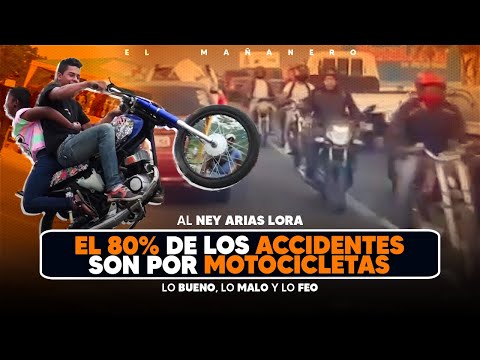 El 80% de los accidentes son de motocicletas - Sube el precio de las maletas  -(Bueno Malo y Feo)