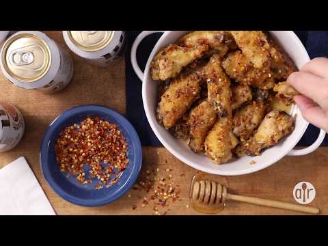 How to Make Super Crunch Oven Cooked Honey Dipped Wings | Appetizer Recipes | Allrecipes.com
