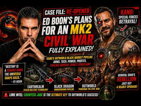 Ed Boon’s MK2 Civil War Plans For Kano FULLY DISCOVERED!