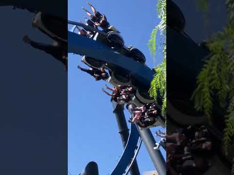 Off-ride Batman At Six Flags Magic Mountain #rollercoasters #sixflagsmagicmountain #sixflags #ride