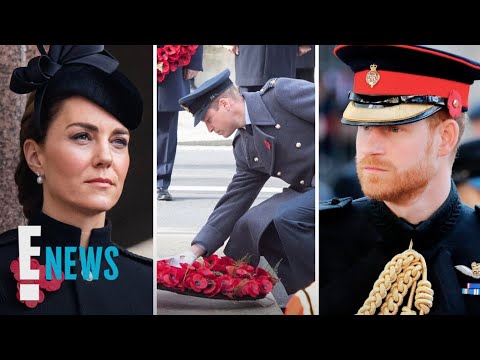 Royals Reunite at Remembrance Event Without Prince Harry