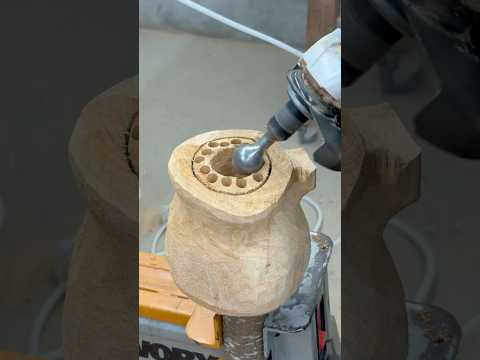 Making A Wizards Coffee Container! #woodworking #fantasy #radagast