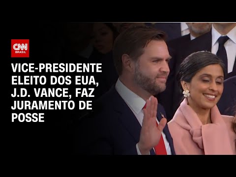 Vice-presidente eleito dos EUA, J.D. Vance, faz juramento de posse | CNN NA POSSE DE TRUMP