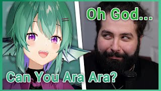 Finana Gets Koefficient to do an Ara Ara and a Vox Impression!