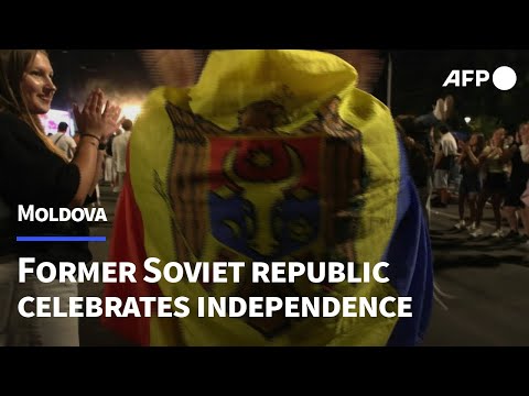 Moldova celebrates independence day ahead of election marred by Russian interference claims | AFP