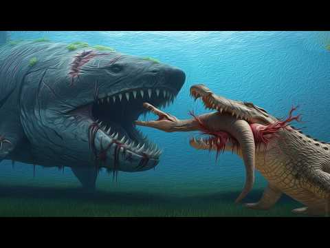 Megalodon VS The World's Largest Crocodile