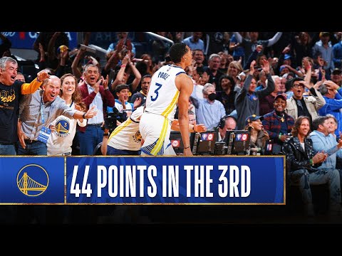 Warriors Erupt For 44 PTS In One Quarter video clip