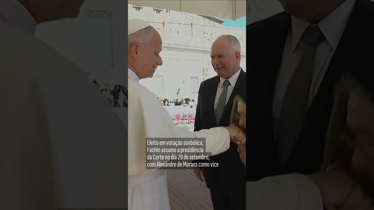 Edson Fachin se encontra com o papa Leão 14 ministro será o futuro presidente do STF