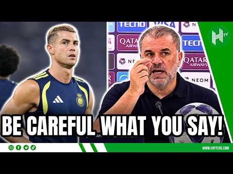 <strong>Be</strong> CAREFUL what you <strong>say</strong> about Ronaldo! | Ange Postecoglou