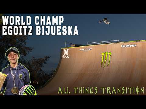 Park World Champ Egoitz Bijueska on Mega, Vert and Park