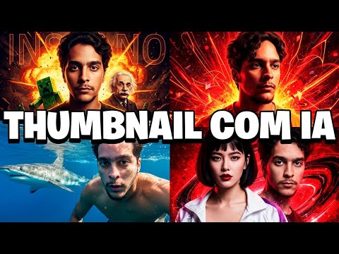 Como eu crio THUMBNAILS virais usando IA