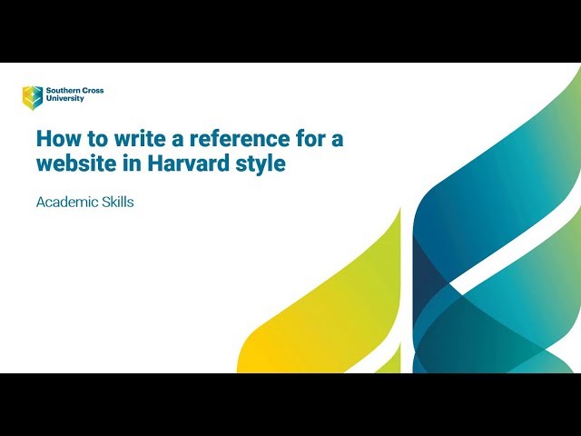 How To Reference A Website In Presentation