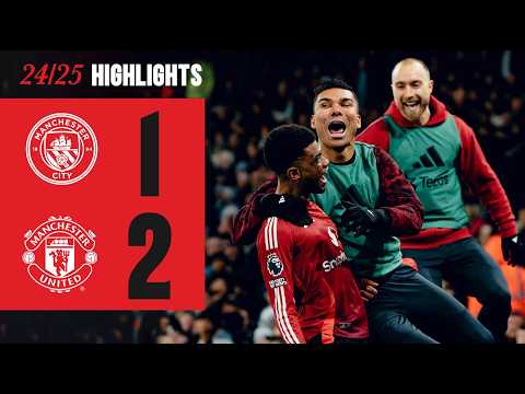 AMAD SEALS VICTORY AGAINST CITY 😮‍💨 | Man City 1-2 Man Utd