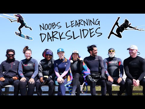 Noobs Learning Darkslides - Kitesurfing How To